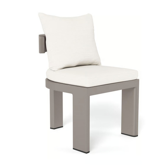 Caicos Outdoor Dining Chair, Taupe