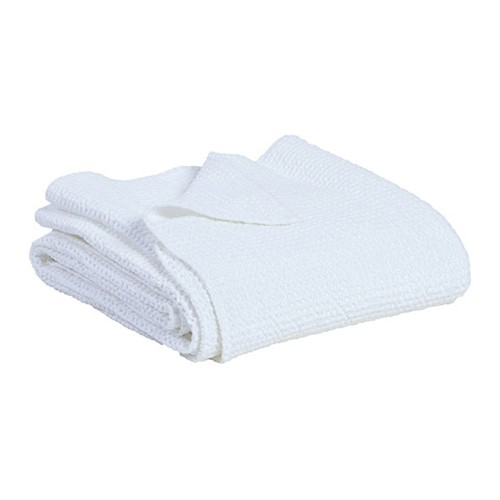Maia Bed cover, 180 x 260cm, White