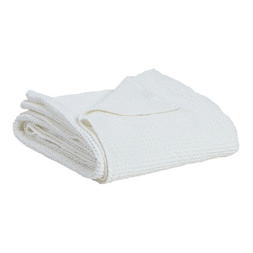 Maia Bed cover, 240 x 260cm, Chalk