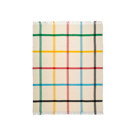 Lana Prima Wool Blanket, 180 x 140cm, Rainbow